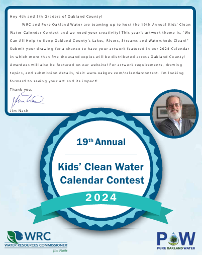 clean water calendar contest